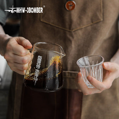 MHW-3BOMBER 轟炸機 尖嘴分享壺-500ML-白字