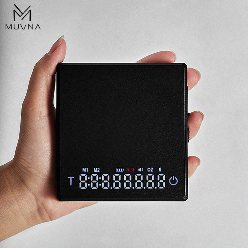 MUVNA慕威納義式咖啡電子秤 普賽克mini 手沖咖啡智慧精準計時秤