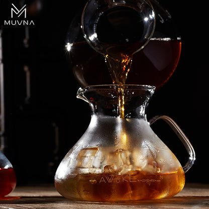 MUVNA慕威納手沖咖啡螢盞玻璃分享壺帶價值450ml