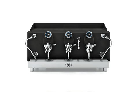 VBM Espresso Machine | Lollo Electronic 2 Groups (Black) | Semi-Automatic