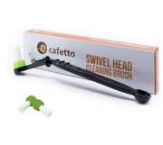 CAFETTO | Swivel Head Cleaning Brush | Replacement Brush Heads 2x pack